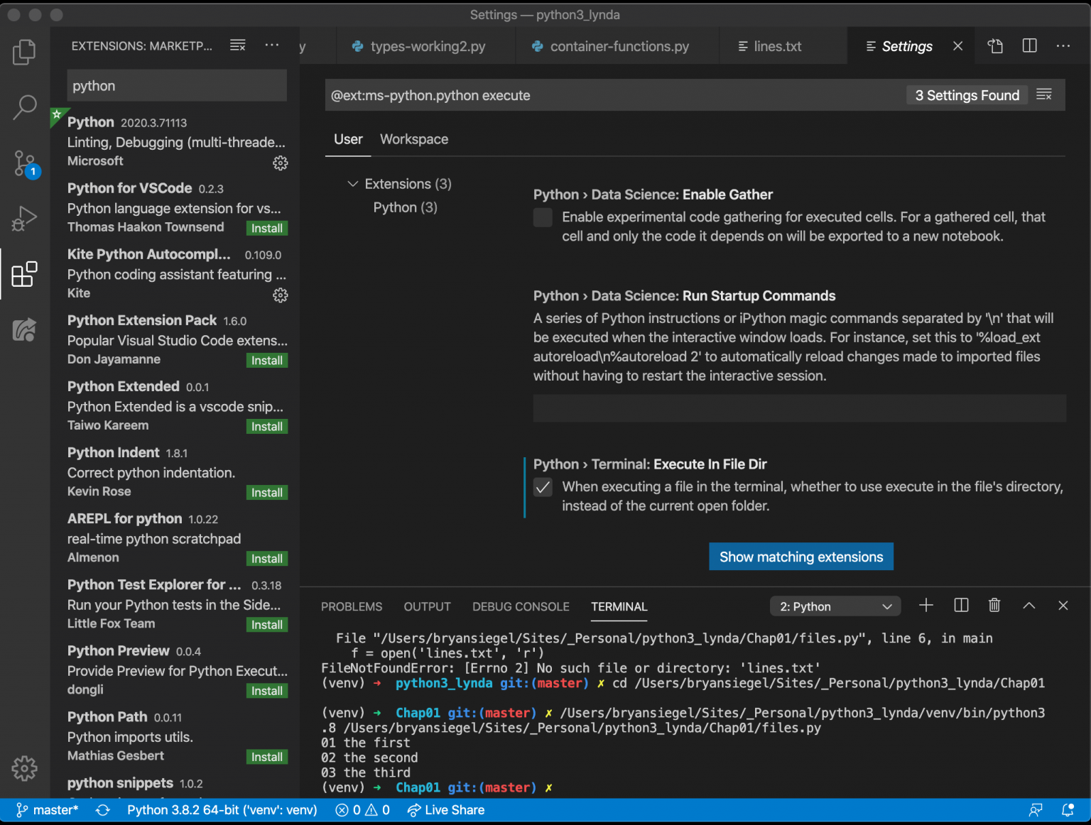 visual studio code python code theme