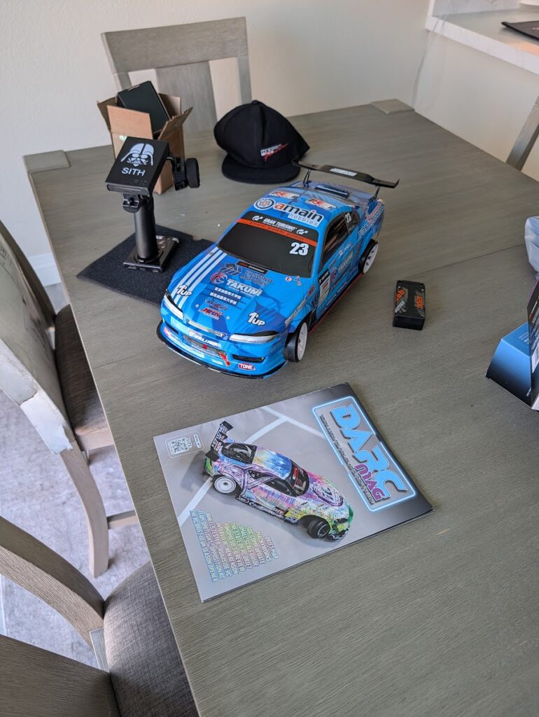 My RC Drift Car, magazine and Noble Nb4+